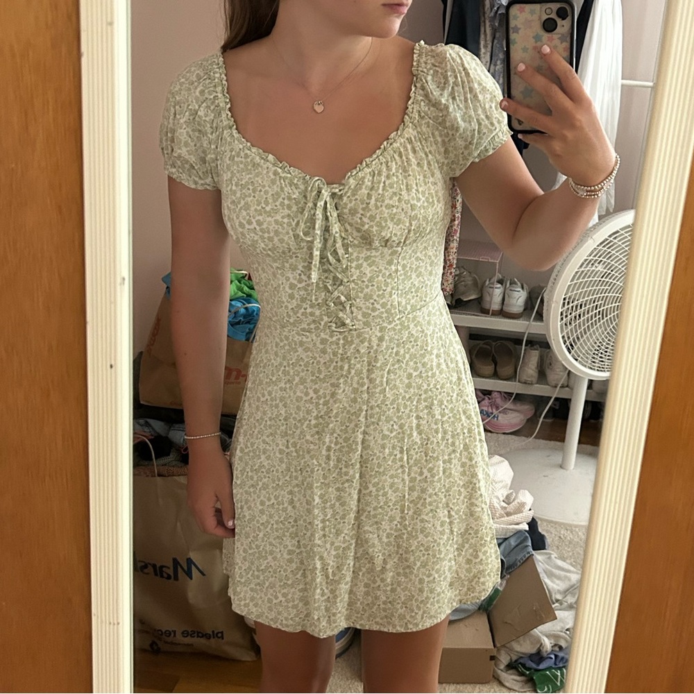 Hollister floral mini dress